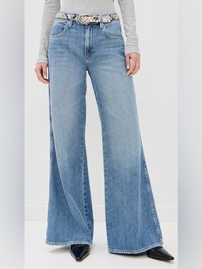 Frame Denim Light Blue Le High Flare Jeans- 30